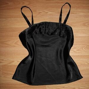 Black Satin Top